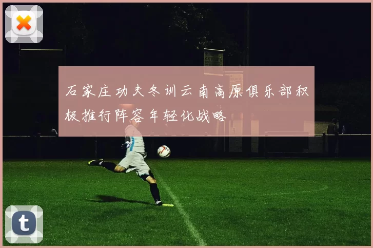 石家庄功夫冬训云南高原俱乐部积极推行阵容年轻化战略